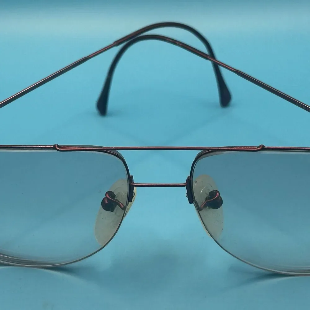 Tura Eyeglasses Modele 411 Red With Tinted Lens 140-54-18 Pre Owned Used Good